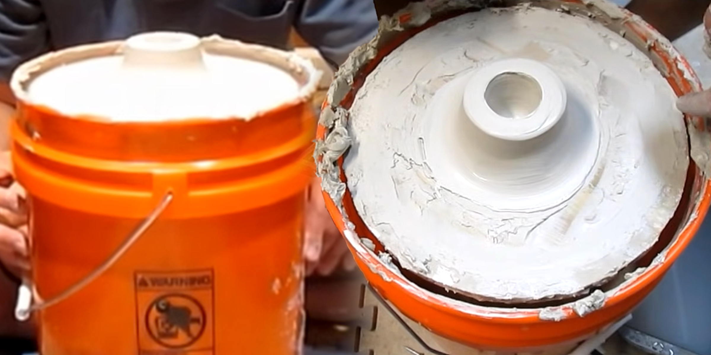 DIY pottery wheel | Source: YouTube/@HowToLou