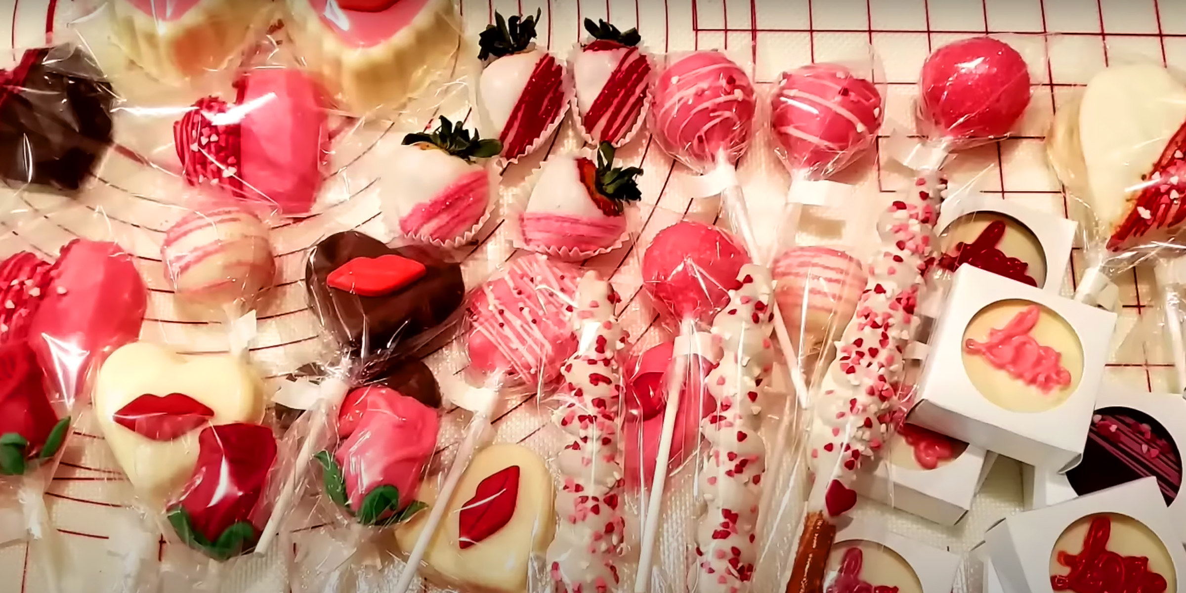 DIY classroom valentine snacks | Source: YouTube/@ChellsSugarRush