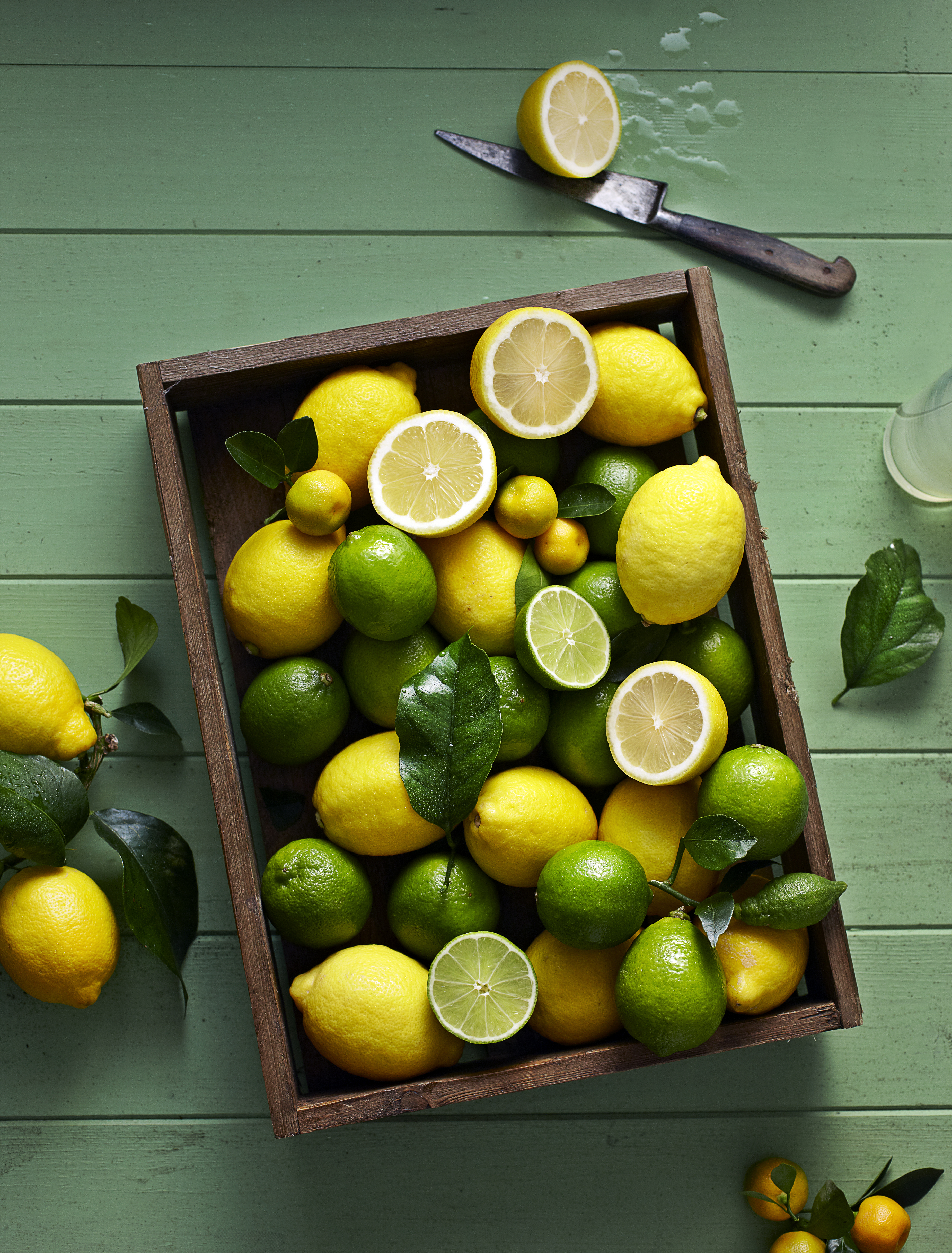 A box of lemons and limes. | Source: Getty Images