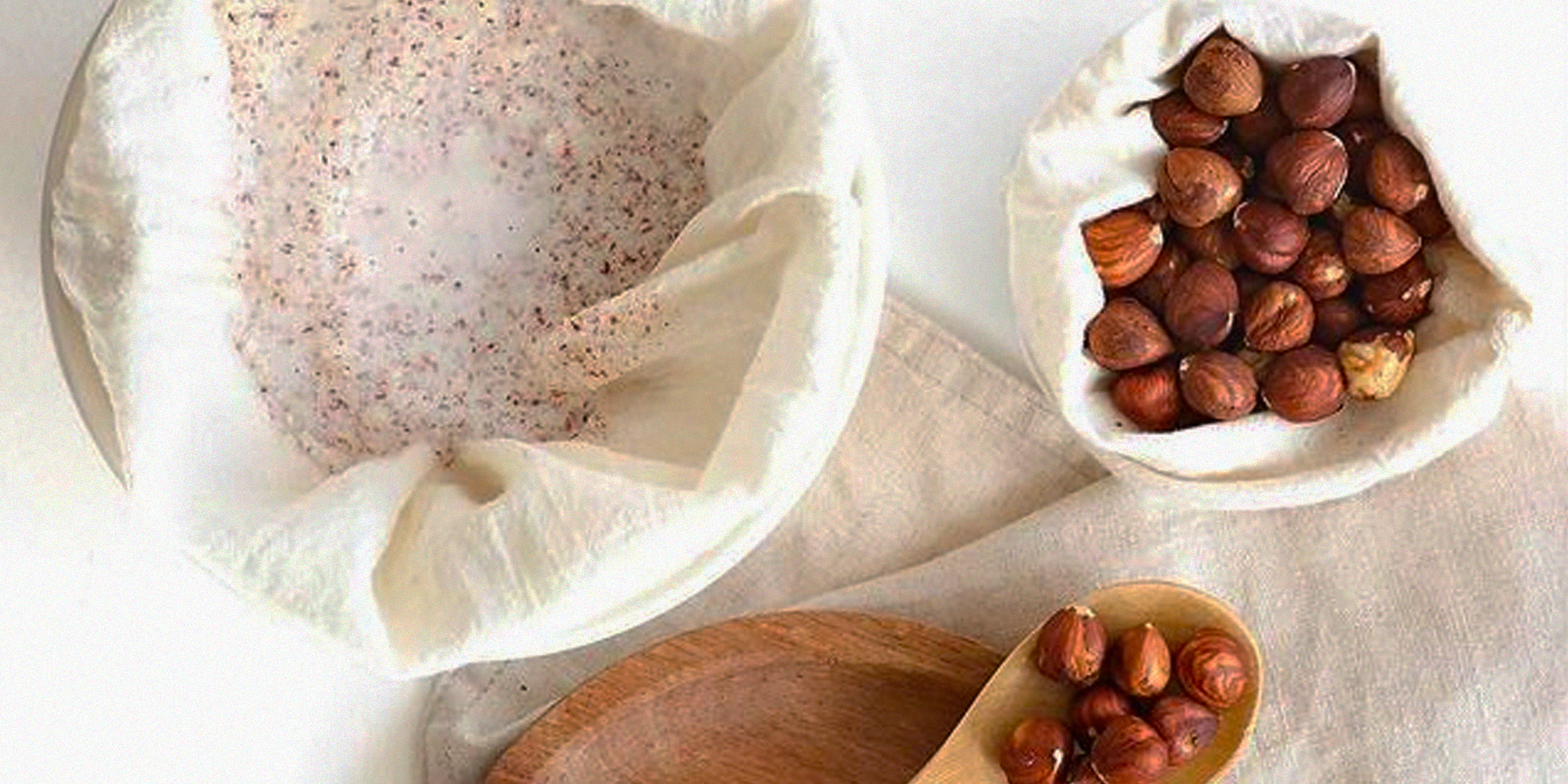 A nut milk bag | Source: Instagram/pureosophy