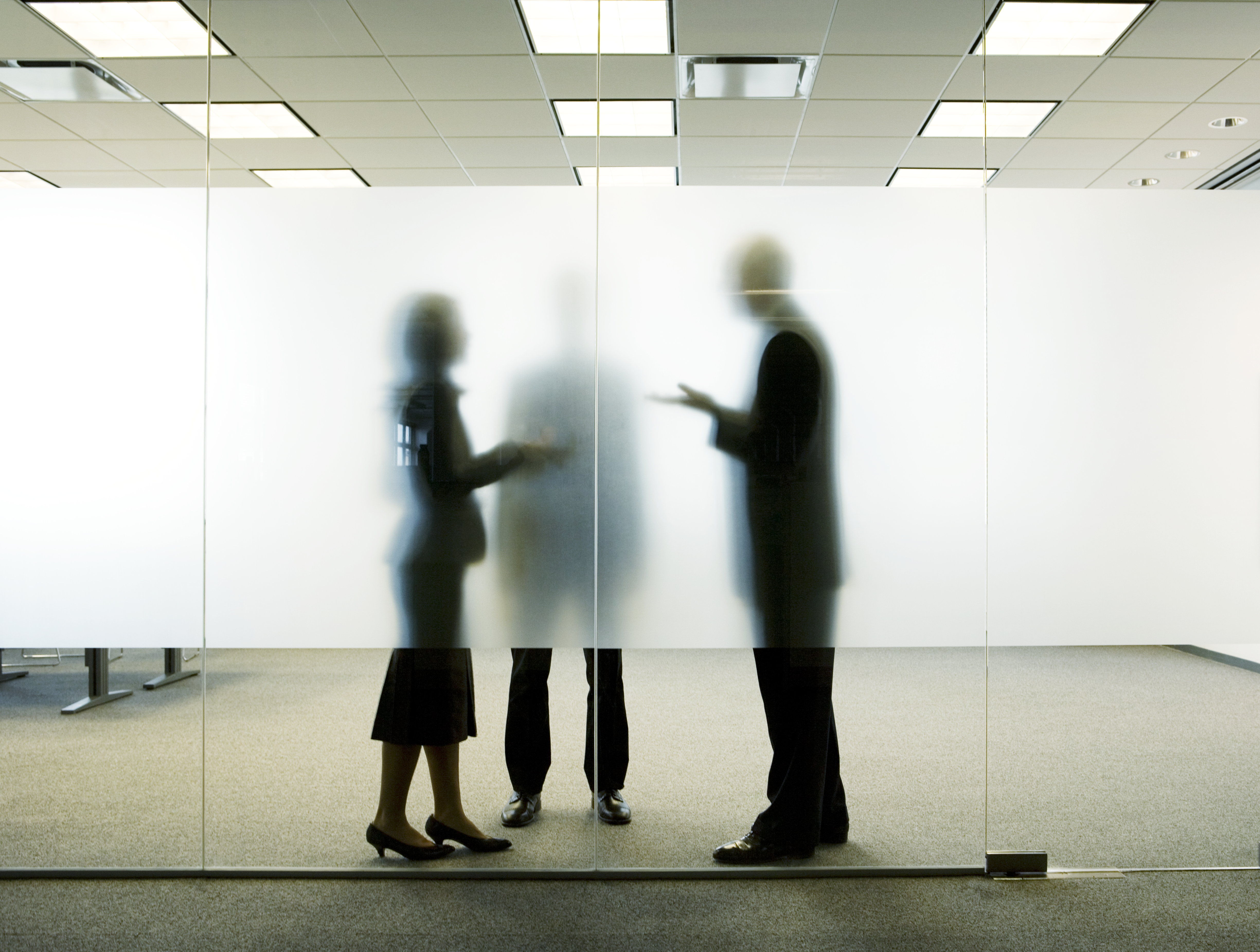 An office with frosted glass | Source: Getty Images