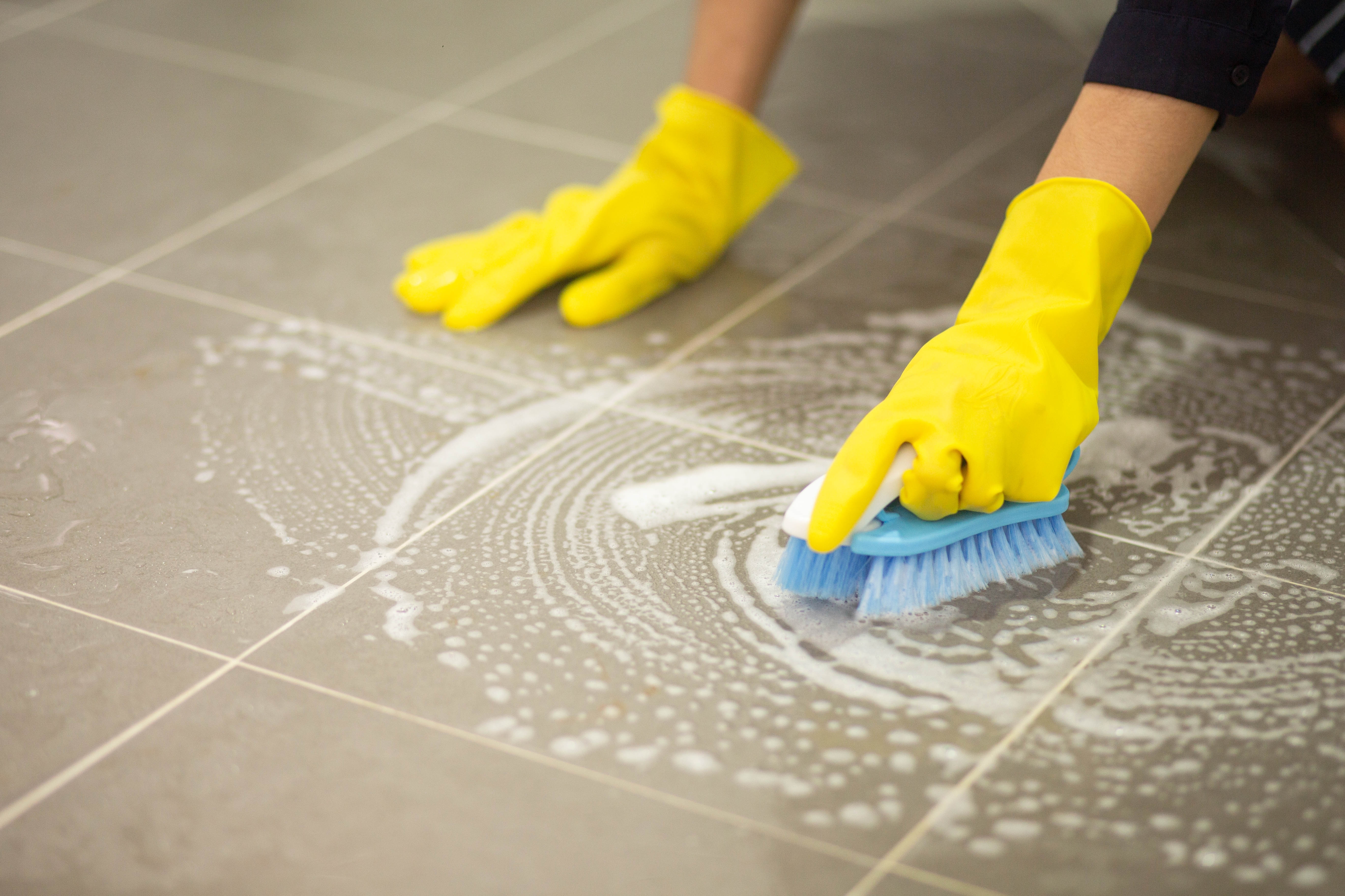 Scrub the localized stains | Source: Shutterstock