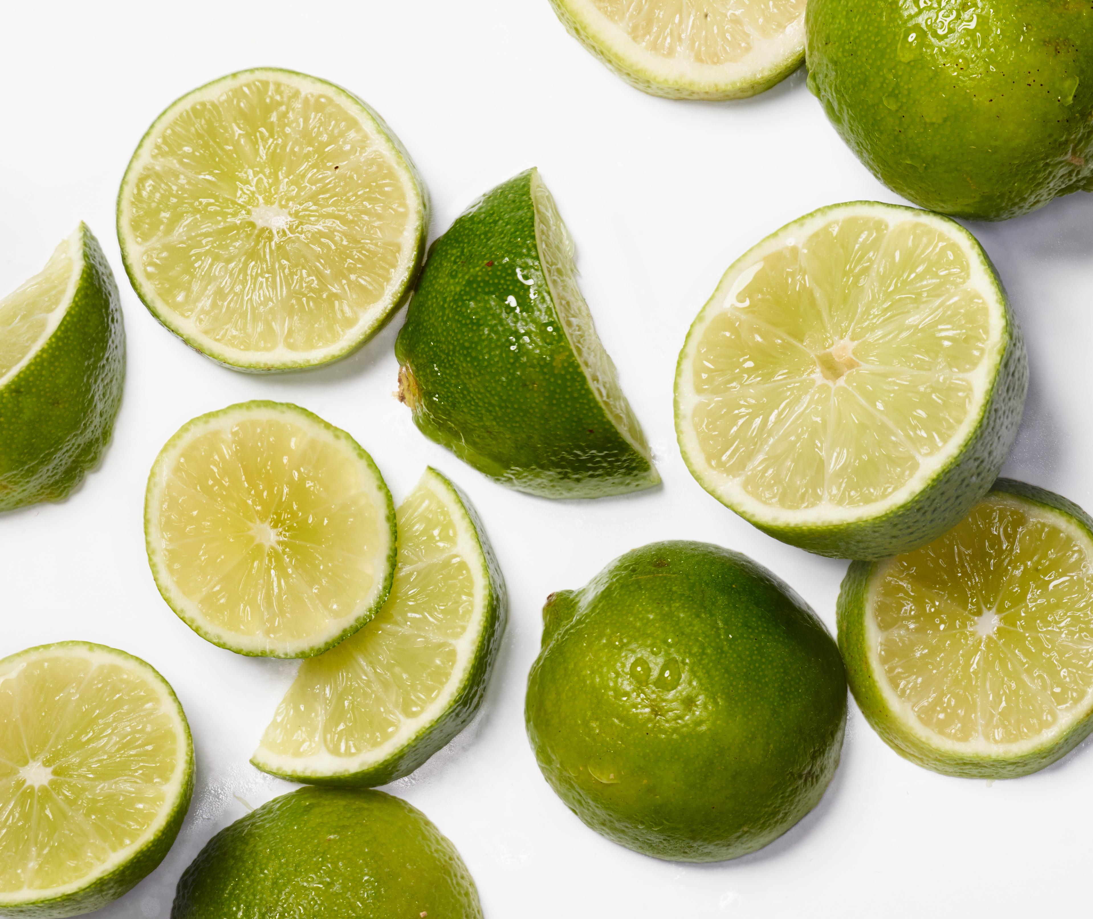 Sliced limes. | Source: Getty Images
