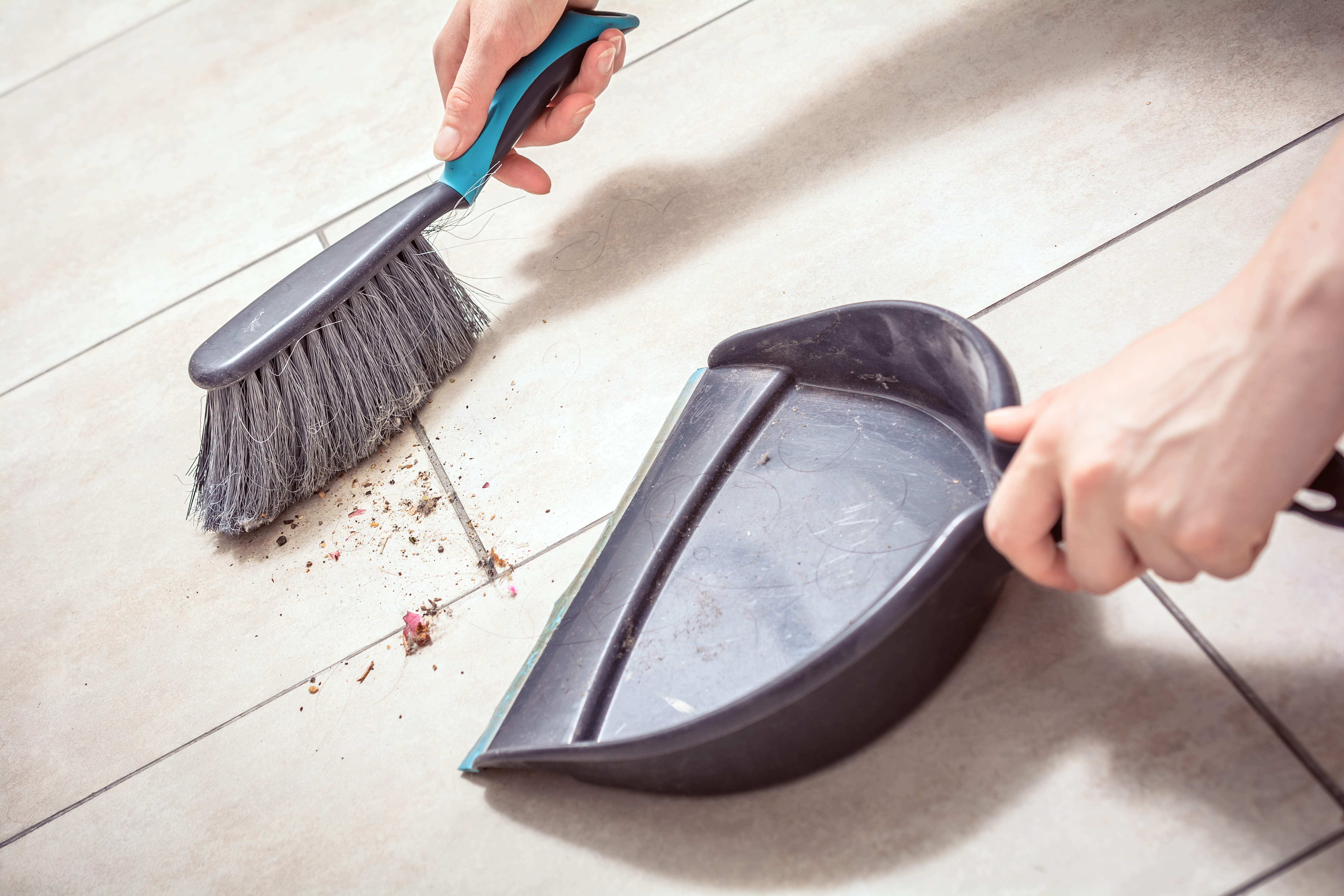 Sweep your tiles | Source: Shutterstock