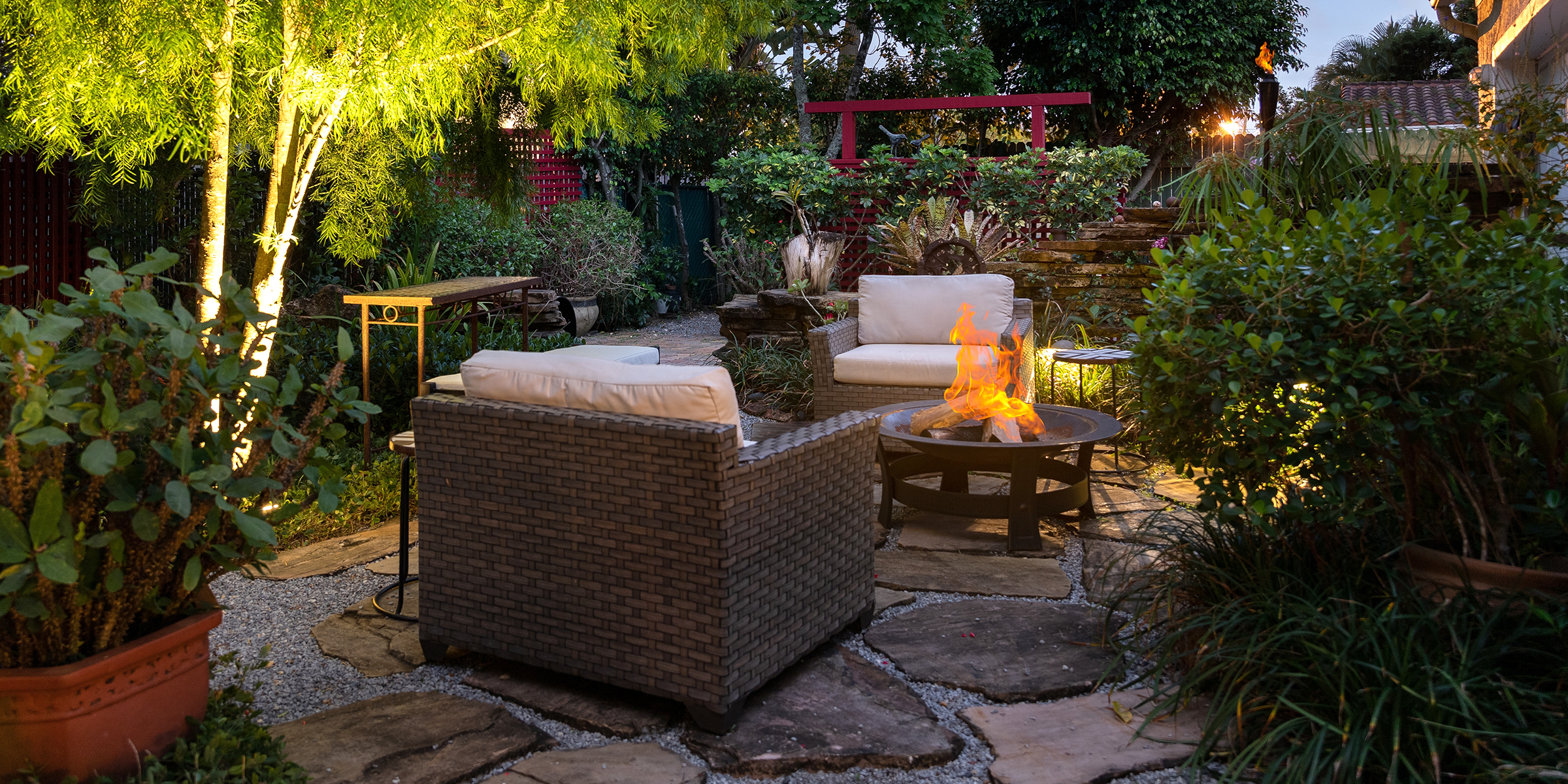 A thoughtfully designed patio | Source: Shutterstock