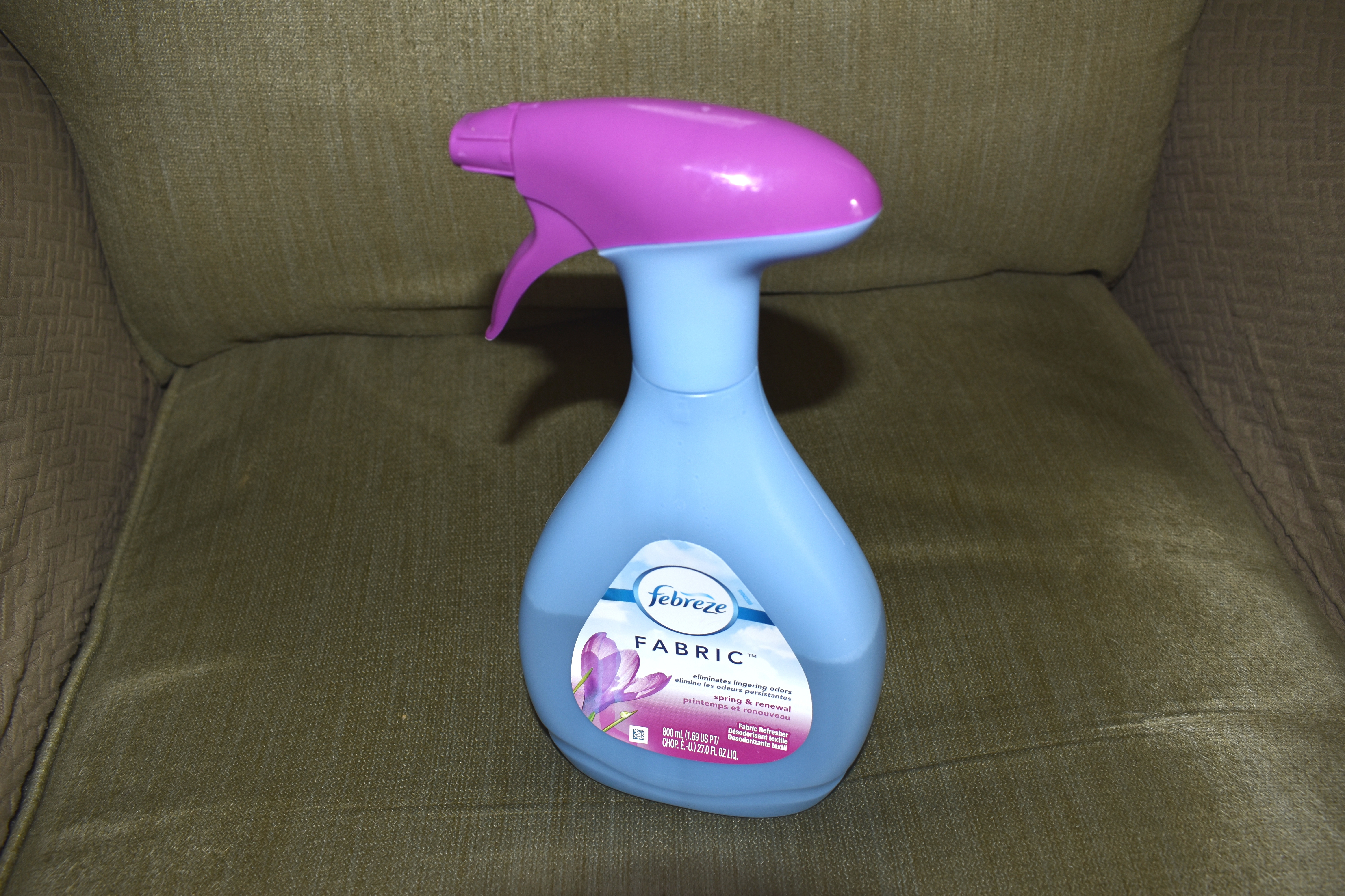 A used bottle of Febreze fabric freshener | Source: Shutterstock