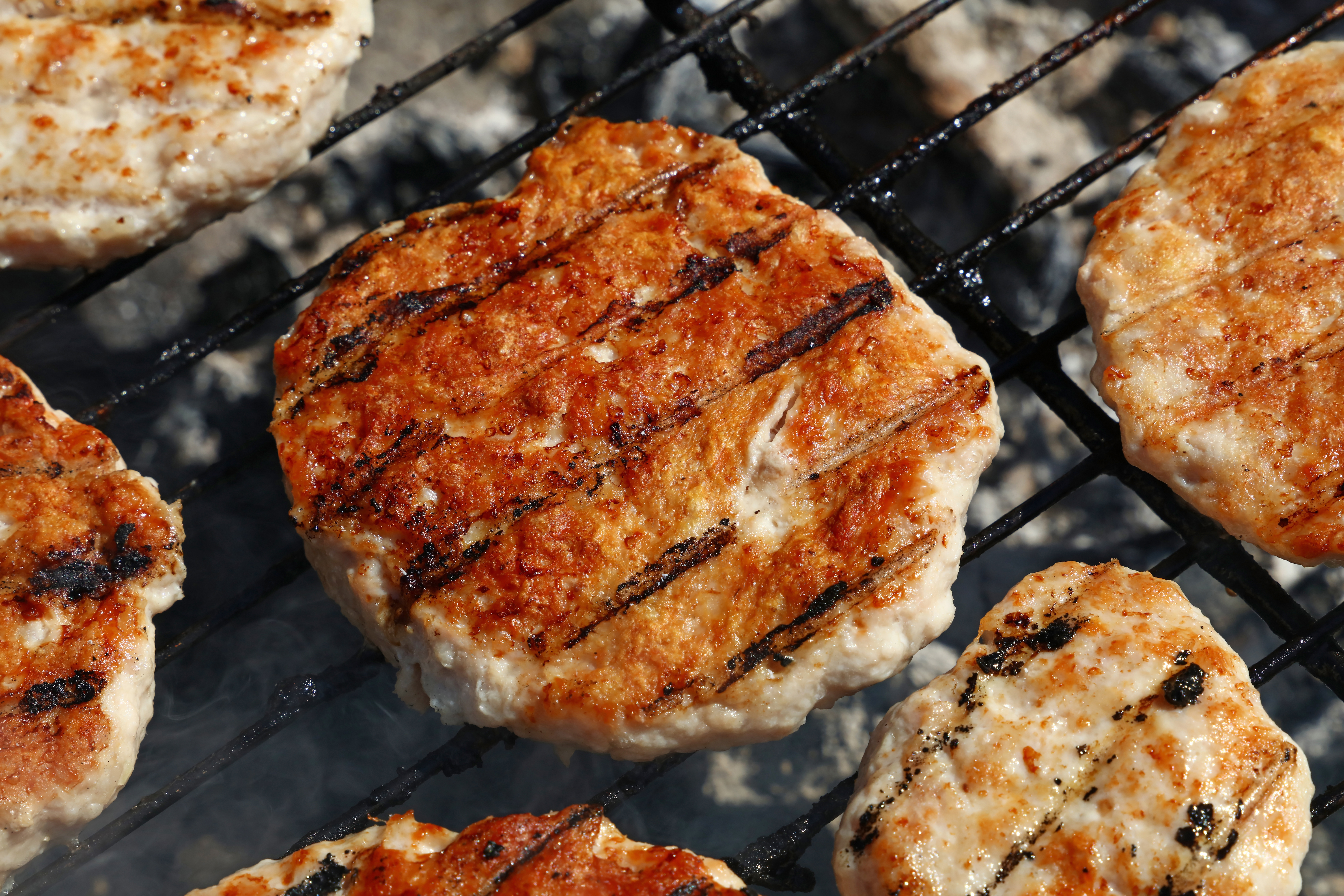 Grill each turkey patty for 6 minutes on each side. | Source: Shutterstock