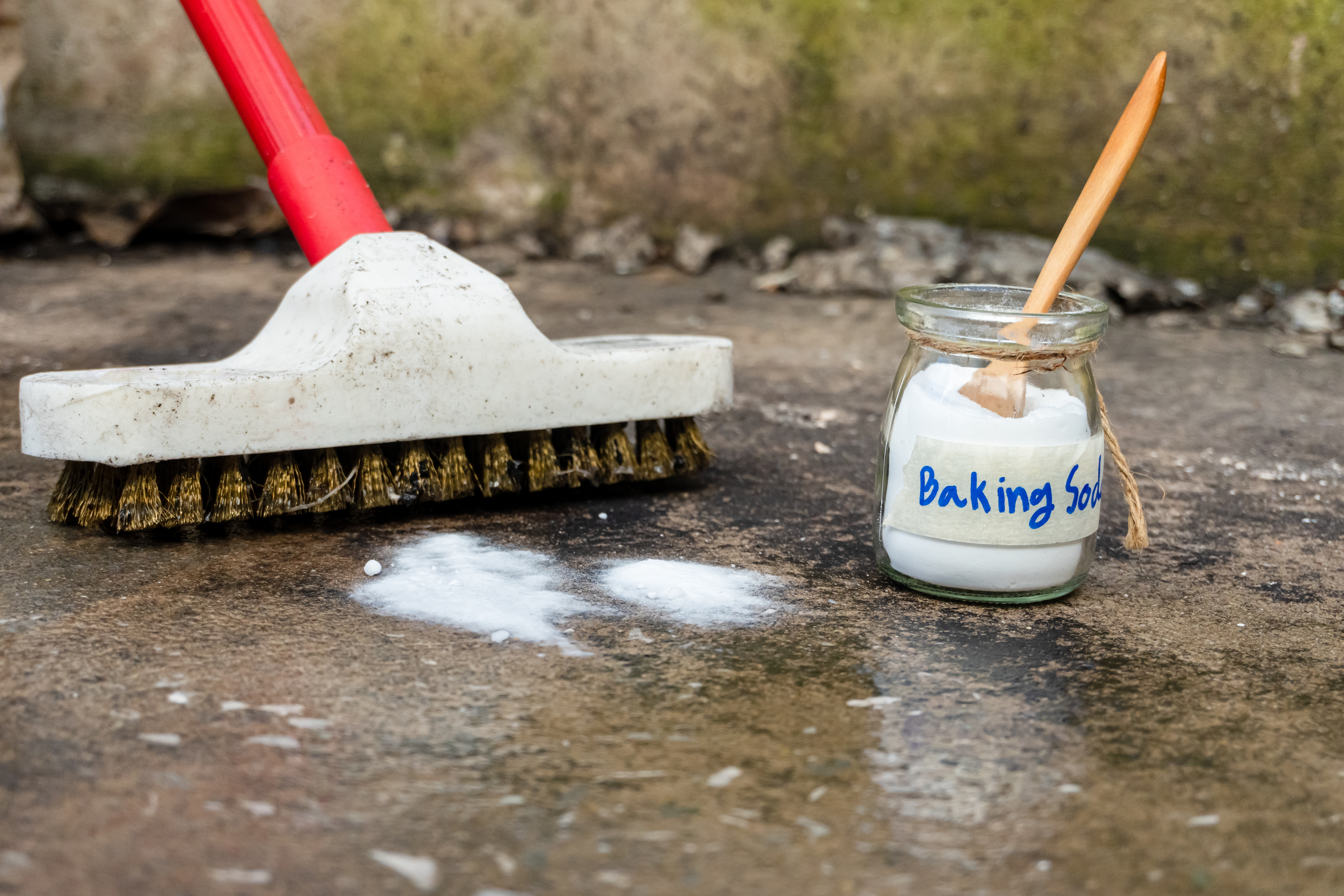 Kill moss with baking soda. | Source: Shutterstock