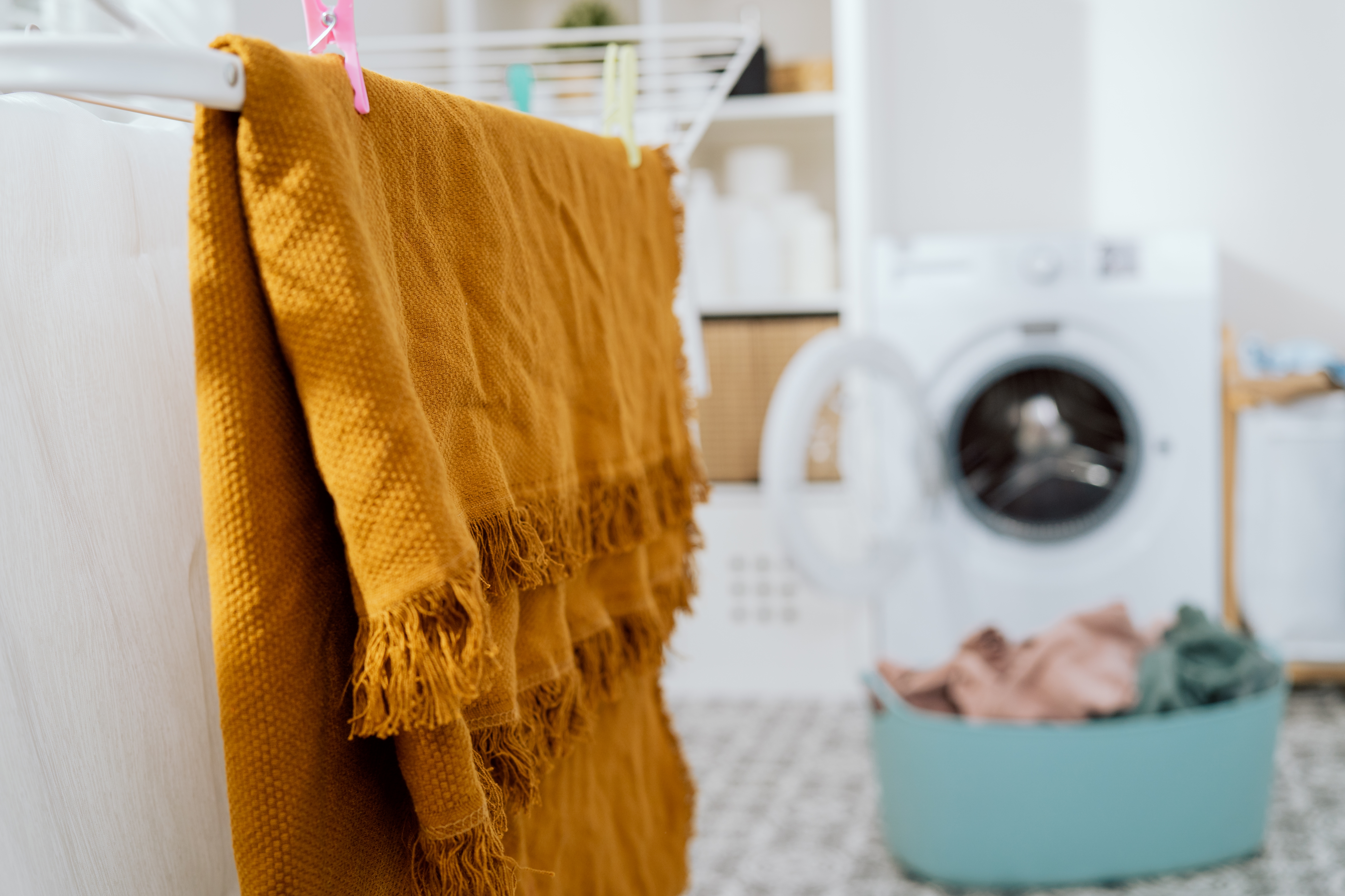 For optimal results, air-dry the Mexican blanket in a shaded area, away from direct sunlight. | Source: Shutterstock